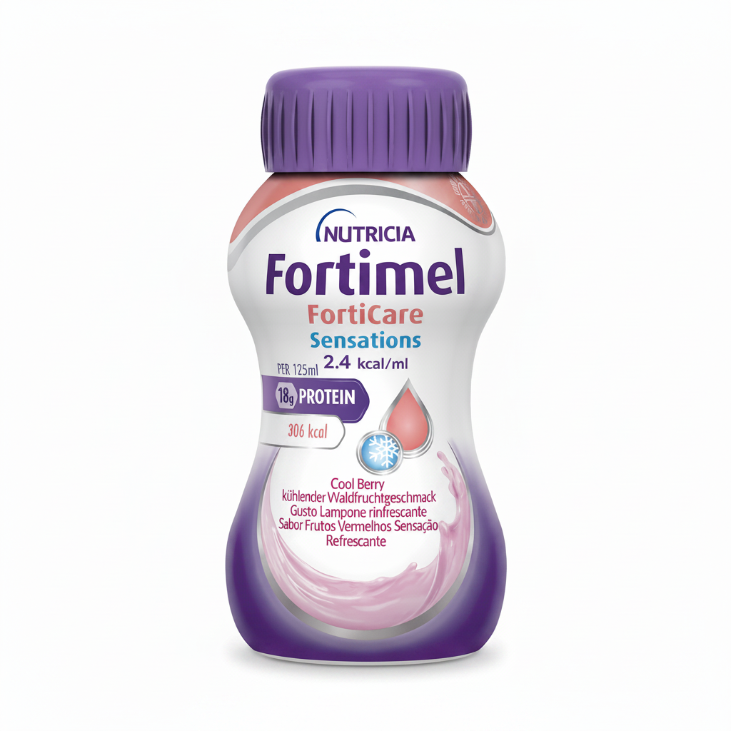 Fortimel® FortiCare® Sensations 能全素奧米加3 癌症專用營養品 (冰涼莓味) (125毫升 x 24支) - 全港格價