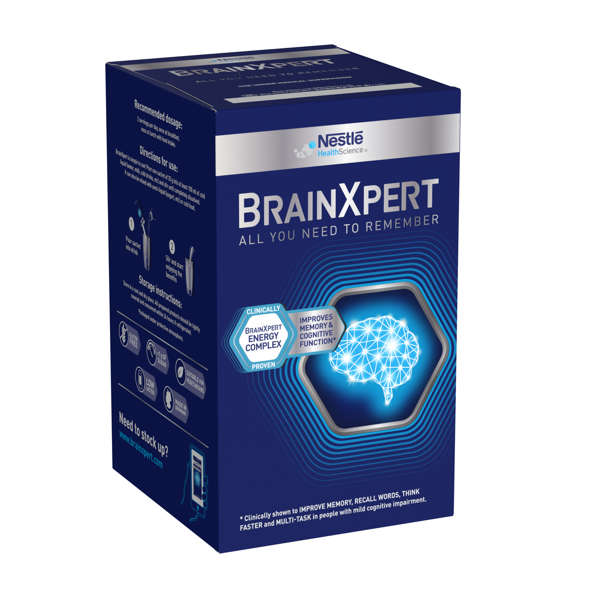 BRAINXPERT™ 腦智專™ 醫學活腦配方(25克x14包) – iNutrition