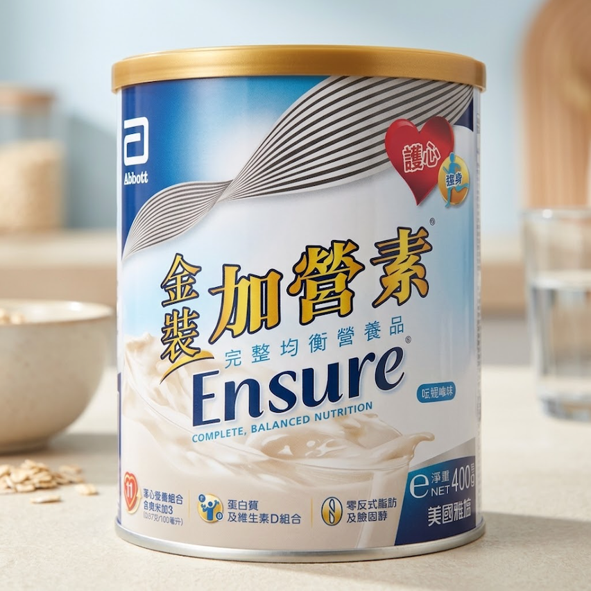 Ensure® 金裝加營素 全面均衡營養品 雲呢拿味 (400克)