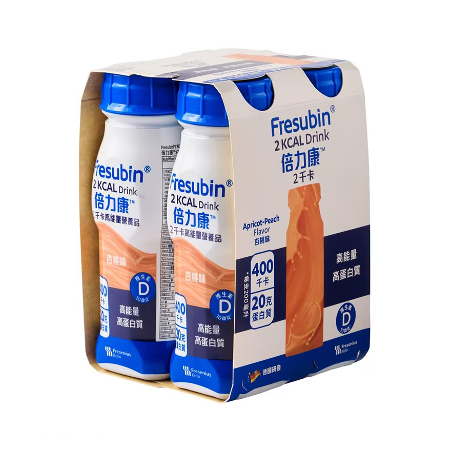 【孖裝優惠】Fresubin® 2 kcal Drink 倍力康™ 2千卡高能量營養品 (200毫升)48支 - 全港格價