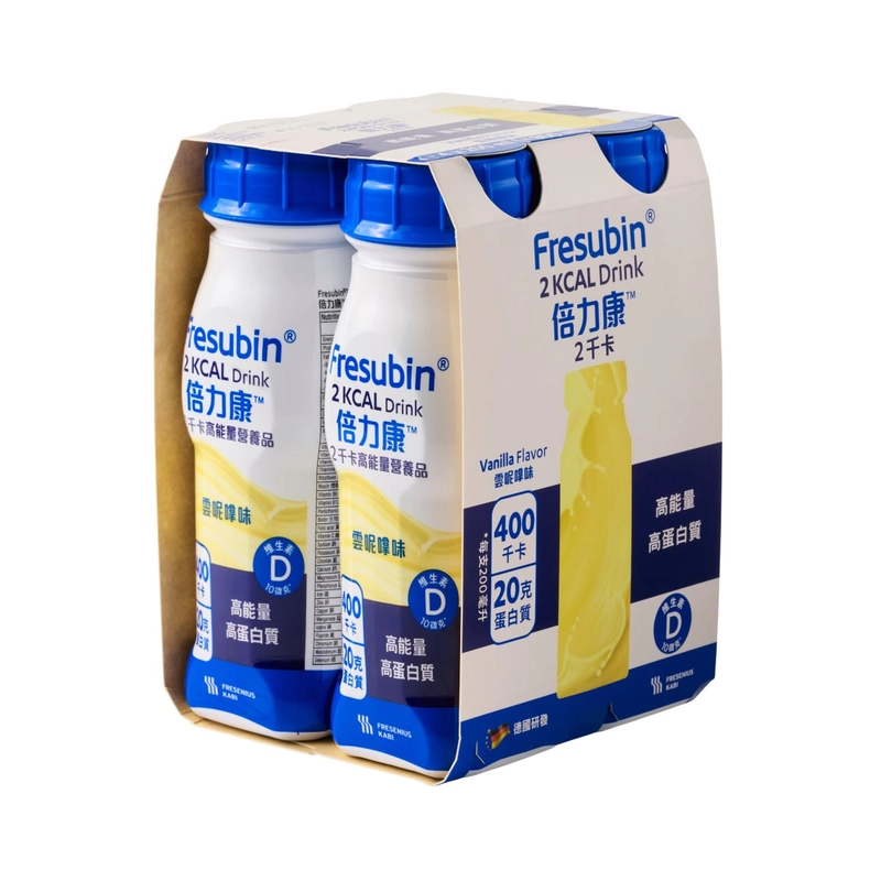 【孖裝優惠】Fresubin® 2 kcal Drink 倍力康™ 2千卡高能量營養品 (200毫升)48支 - 全港格價