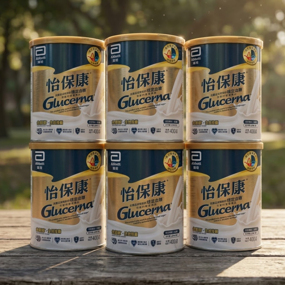 Glucerna® 怡保康 關注血糖營養配方 雲呢拿味 (400克)