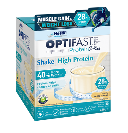 雀巢 OPTIFAST Protein Plus 高蛋白瘦身代餐 63克x10包 | Nestle