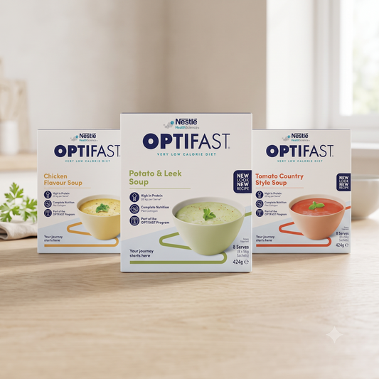 雀巢 OPTIFAST 瘦身濃湯代餐 53克x8包 | Nestle Meal Replacement Soup - 全港格價