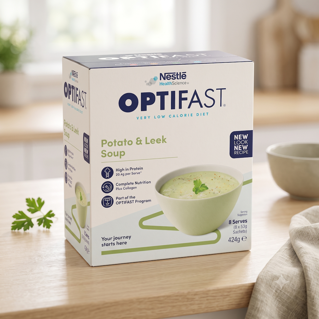 雀巢 OPTIFAST 瘦身濃湯代餐 53克x8包 | Nestle Meal Replacement Soup - 全港格價