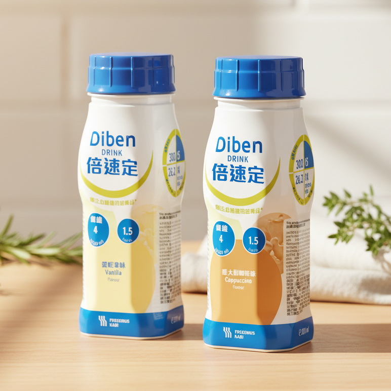 【三箱優惠】Diben 倍速定 關注血糖營養品 (200毫升) 72支 - 全港格價
