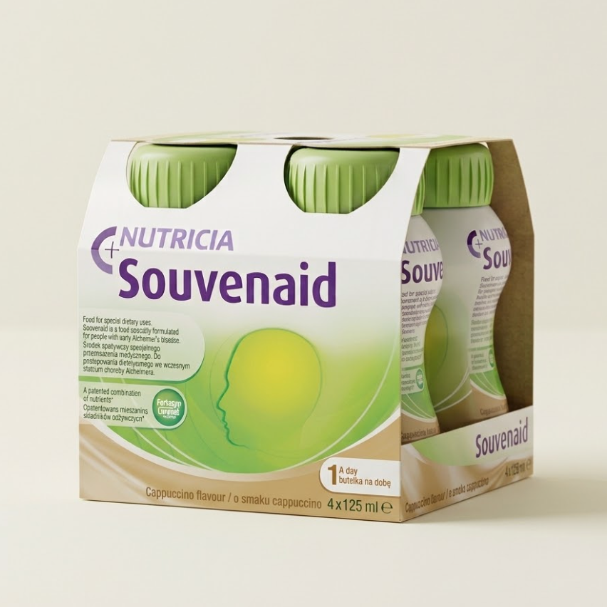 Souvenaid® 智敏捷® 醫學養腦配方 120支裝 - 全港最抵