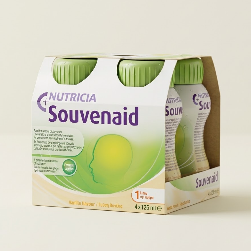 Souvenaid® 智敏捷® 醫學養腦配方 120支裝 - 全港最抵