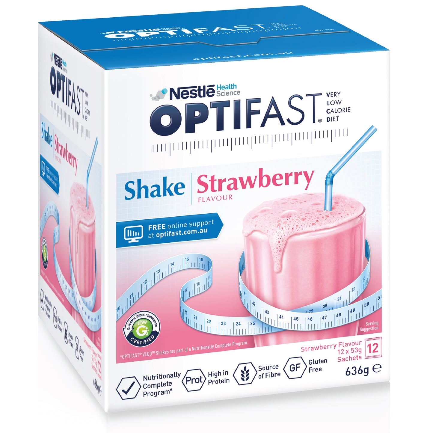 雀巢 OPTIFAST 瘦身奶昔代餐 53克x12包 | Nestle Meal Replacement Shake