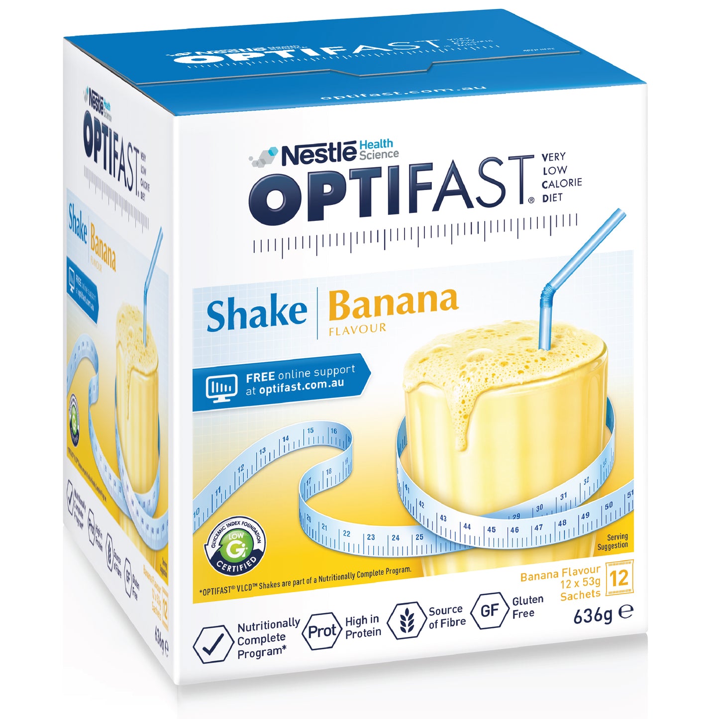 雀巢 OPTIFAST 瘦身奶昔代餐 53克x12包 | Nestle Meal Replacement Shake